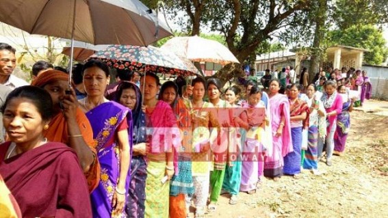 Over 80% votes cast for Tripura Assembly seat Over 80% votes cast for Tripura Assembly seat